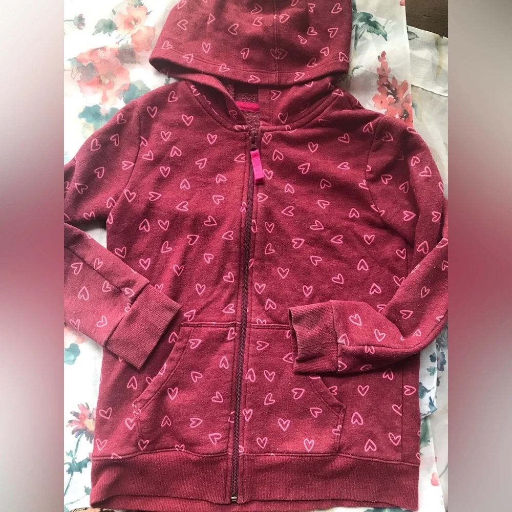 5 pcs two long-sleeved shirts one dress and two sweaters for girls size 7/8 - Picture 4 of 11